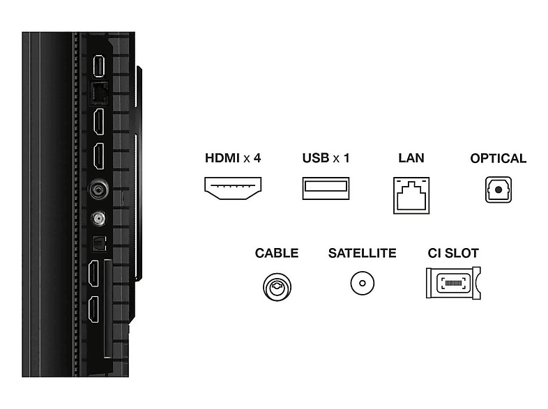TV QLED 65" - TCL 65P8K, UHD 4K, AiPQ Pro, Smart TV, 144 Hz, Google TV, Titanio — foto 9