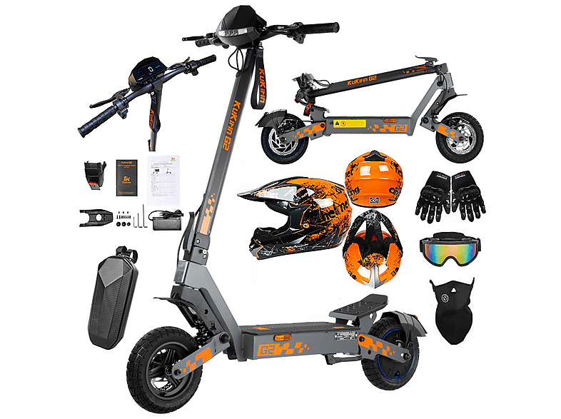 Patinete eléctrico - KUKIRIN G2 VMP, Pot. máx. 500 W, Carga máx. 120 kg, negro (Ref. 176067505)