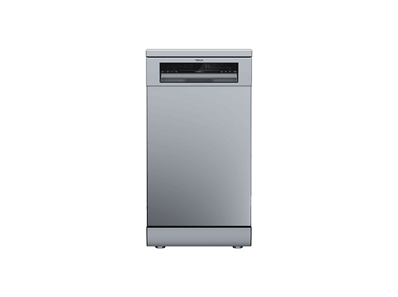 Lavavajillas - Teka DFS 24650, 9 servicios, 6 programas, 44.8 cm, Display LED, Programa Whisper, Inox