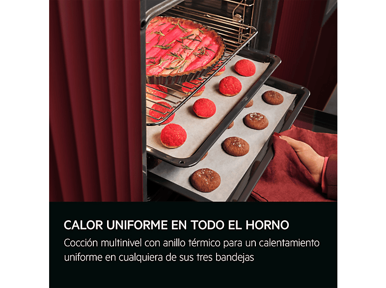 Horno - AEG TE8PB731AB, Multifunción, Pirolítico, 71 l, 60 cm, Negro — foto 7