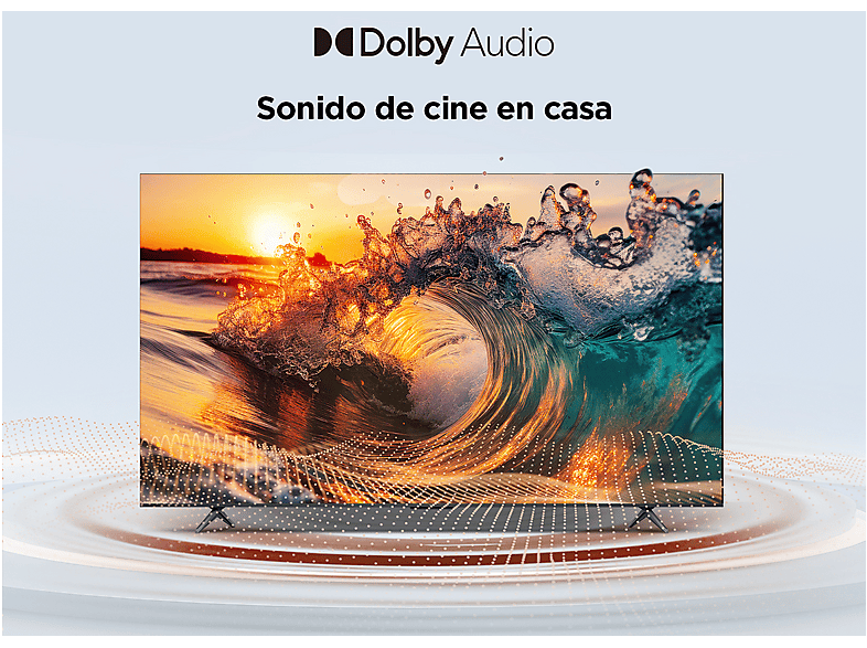 TV LED 65" - TCL 65P6K, UHD 4K, HDR, AiPQ, Google TV, Dolby Atmos, Negro — foto 8