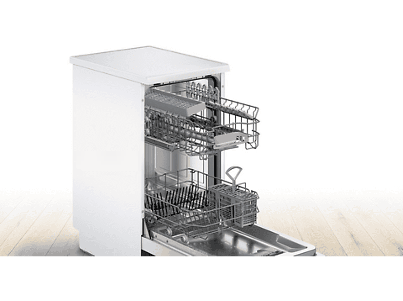 Lavavajillas - Bosch SPS2HKW55E, 10 servicios, 6 programas, 45 cm, Home connect, Smart start, Extra secado, Blanco — foto 5