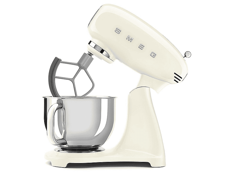 Robot amasador - SMEG SMF05CREU, 1000 W, 4,8 l, Crema — foto 3