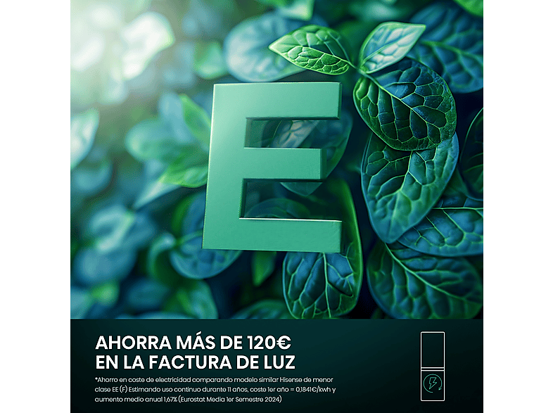 Frigorífico combi - Hisense RB440N4BCE, 200.4 cm, 336l, Freshzone, Iluminación LED, Multi Airflow, Inox — foto 6