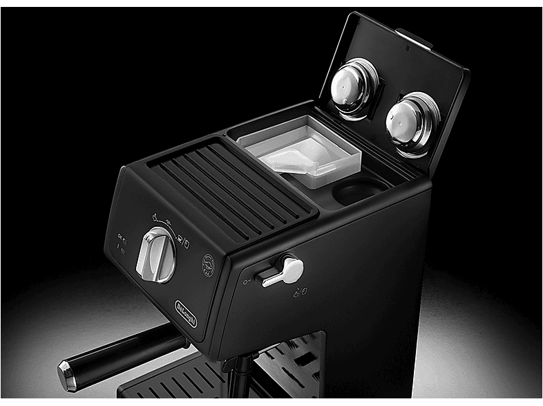 Cafetera express - DELONGHI ECP31.21, 15 bar, 1100 W, 2 tazas, Negro — foto 7
