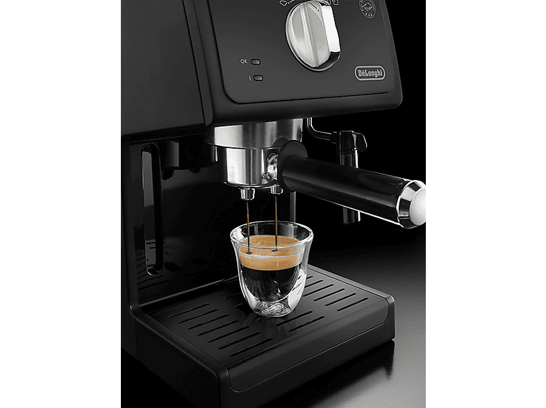 Cafetera express - DELONGHI ECP31.21, 15 bar, 1100 W, 2 tazas, Negro — foto 8