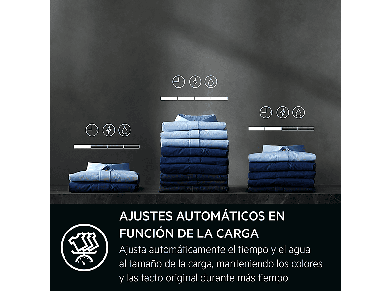 Lavadora carga frontal - AEG LFR6194O2Q, 9 kg, 1,400 rpm, 10 programas, Blanco — foto 8
