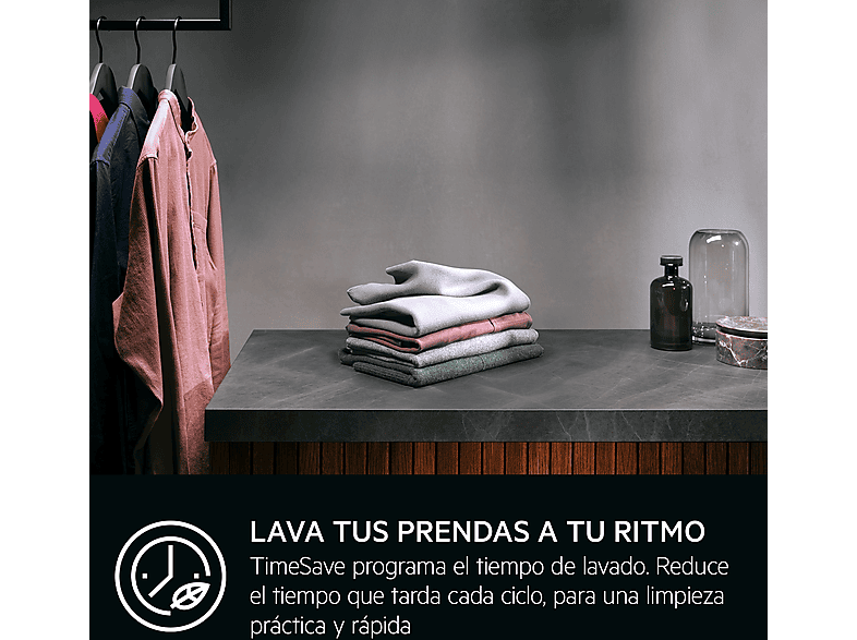 Lavadora carga frontal - AEG LFR6194O2Q, 9 kg, 1,400 rpm, 10 programas, Blanco — foto 9