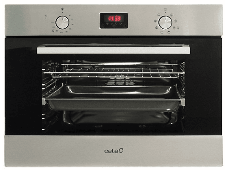 Horno compacto - Cata CMD 5008 X, Multifunción, 8 funciones, AquaSmart, 60 cm, A, Inox Negro — foto 1