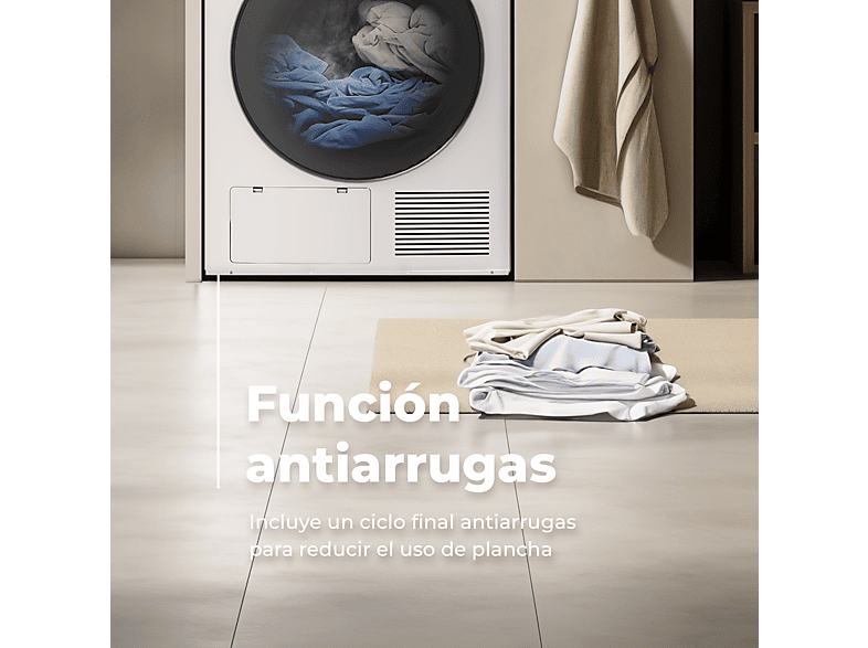 Secadora bomba de calor - EVVO S10 D, 10 kg, 16 programas, Blanco — foto 5