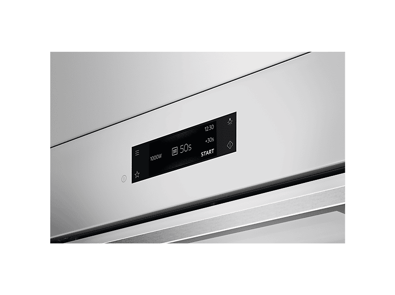 Microondas Grill Compacto - AEG KMK721880W 45 cm, Microondas 1000W, Grill 1900W, Control táctil, Blanco — foto 2