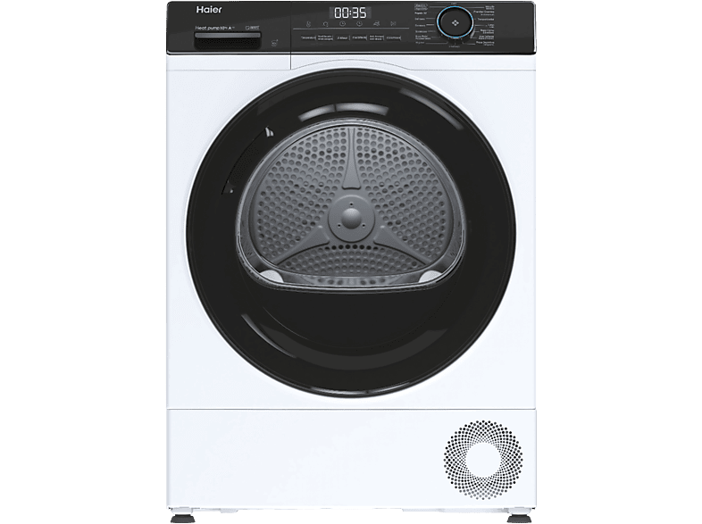 Secadora bomba de calor - Haier I-Pro Series 3 HD100-A2939E-IB , 10 kg, 15 programas, I-Refresh, Drying Lens, Blanco — foto 1