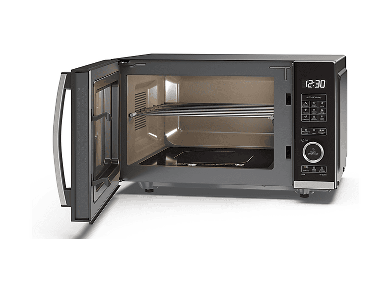 Microondas libre instalación - SHARP MICROONDAS LIBRE INST. SHARP YC-QG204AE-B SIN PLATO C/GRILL 20L, 800 W, 10 potencia, 20 l, Inox — foto 4