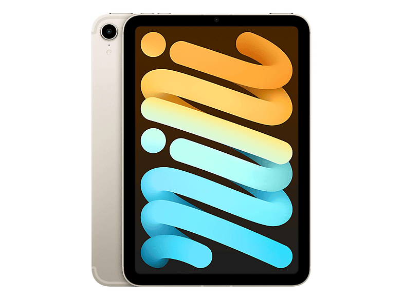 APPLE 1518032 MK8H3TY/A IPAD MINI WF CL 256GB STL 6 GEN, 256 GB, Blanco estrella, 8,3 " Retina, 0 MB RAM, Chip A15 Bionic con arquitectura de 64 bits, Tablet iOS