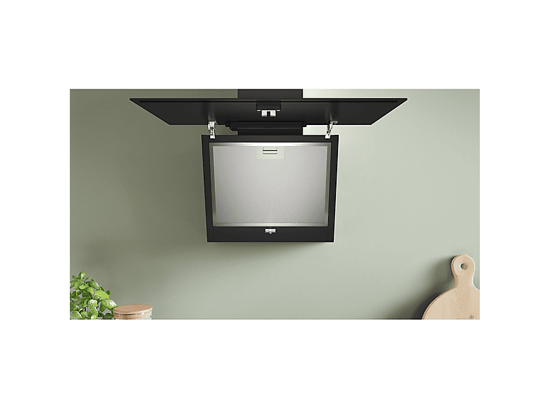 Campana decorativa - BOSCH DWK65DK60, 3 velocidades, 550 m³/h, 59 cm, Negro — foto 3