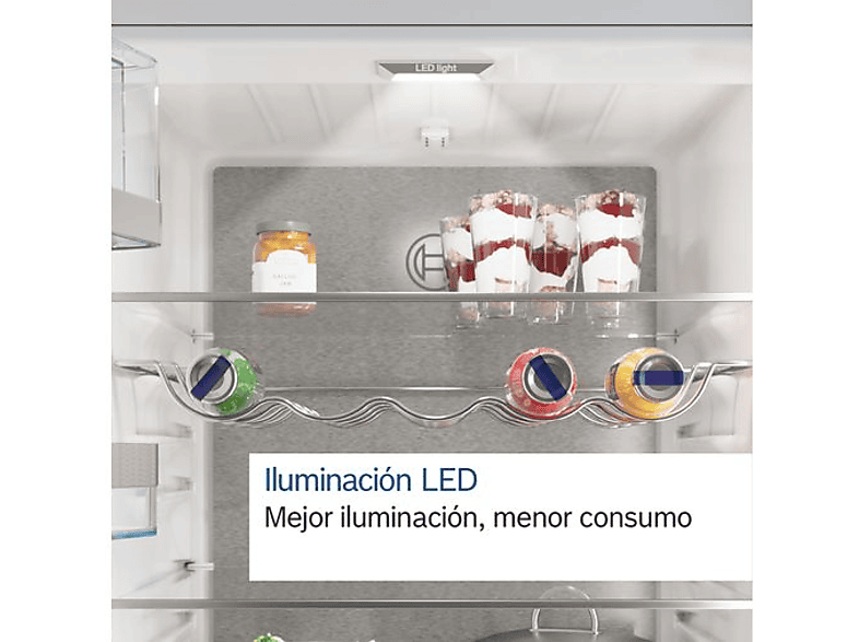 Frigorífico americano - Bosch KFN96VPEA, No Frost, 183 cm, 605 l, Sistema MultiAir Flow, Capacidad XXL ancho especial 90 cm, Acero Inox — foto 13
