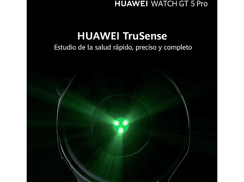 Smartwatch - Huawei Watch GT5 Pro 42mm, Llamadas Bluetooth, Respuesta con Teclado, Mapas Campos Golf, 7 días batería, Correa Fluoroelastómero Blanco — foto 3