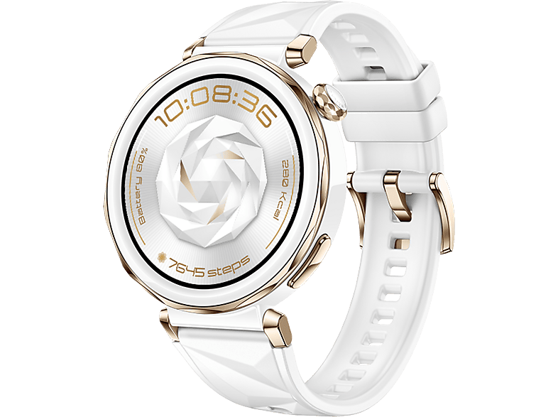 Smartwatch - Huawei Watch GT5 Pro 42mm, Llamadas Bluetooth, Respuesta con Teclado, Mapas Campos Golf, 7 días batería, Correa Fluoroelastómero Blanco — foto 8