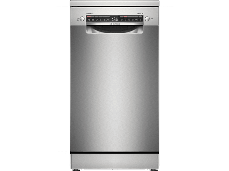 Lavavajillas - BOSCH SPS4EMI17E, 10 servicios, 6 programas, 45 cm, Home connect, Varioflex, Silentpowerdrive. Acero inoxidable