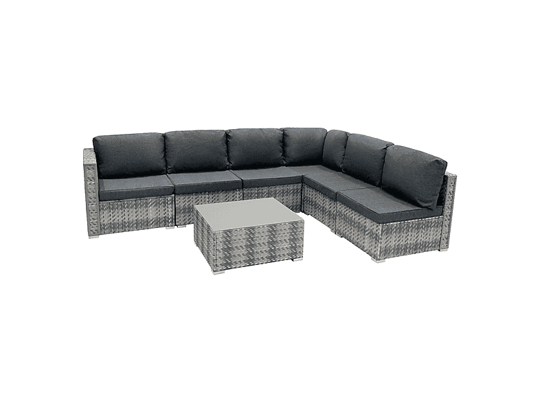 Conjunto de jardín - MONSTER 7 Piezas, 260 cm x 190 cm x 63 cm, Gris — foto 3