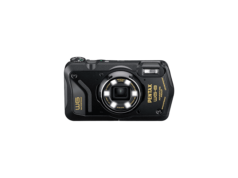 Cámara digital - PENTAX PENTAX Compact Waterproof WG-8 Negro, 20 megapixel, (3840, 2160), Black — foto 1