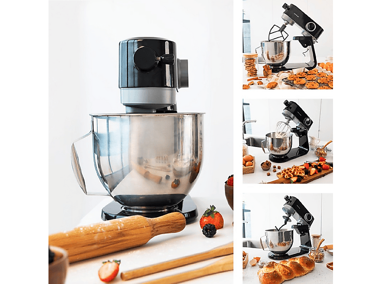 Batidora Amasadora - CECOTEC Twist&Fusion 4000 Luxury, 800 W, Negro — foto 3