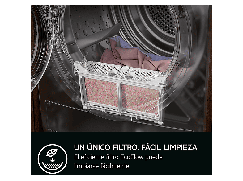 Secadora bomba de calor - AEG Serie 7000 SensiDry TR718EAOB, 8 kg, Blanco — foto 5