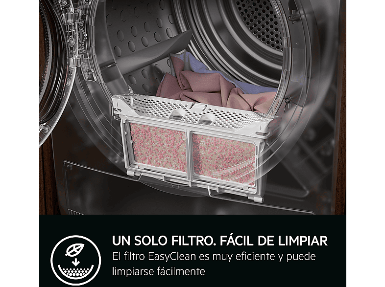 Secadora bomba de calor - AEG Serie 7000 SensiDry TR718EAOB, 8 kg, Blanco — foto 8