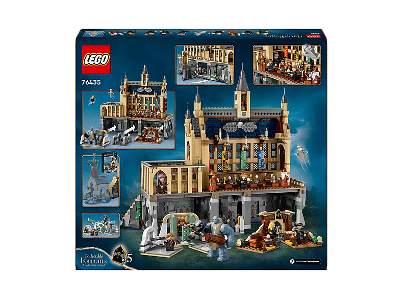 Juego de construcción - LEGO Hogwarts Castle: The Great Hall, edad recomendada: 6 año(s), 1732 piezas — foto 3
