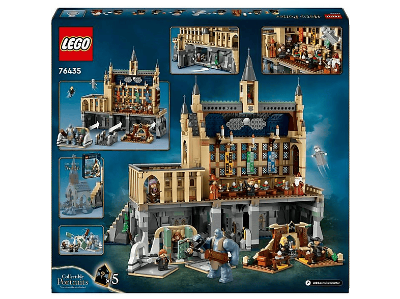 Juego de construcción - LEGO Hogwarts Castle: The Great Hall, edad recomendada: 6 año(s), 1732 piezas — foto 6