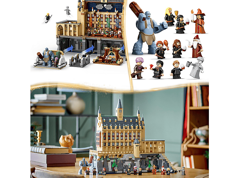 Juego de construcción - LEGO Hogwarts Castle: The Great Hall, edad recomendada: 6 año(s), 1732 piezas — foto 8
