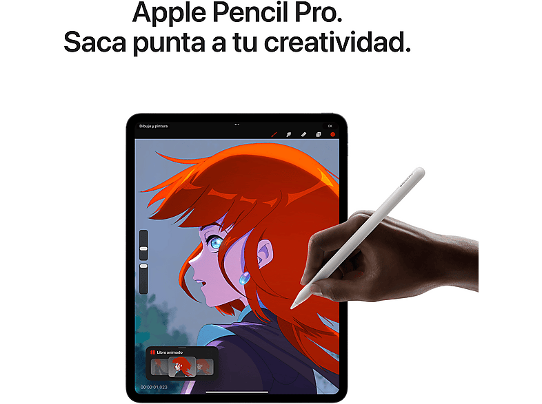 Apple iPad Pro (2024), 256 GB, Negro Espacial, 13", WiFi+CELL, Pantalla estándar, Chip M4, 10GPU — foto 7
