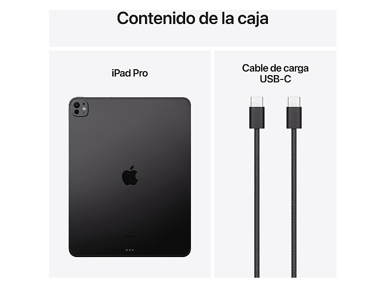 Apple iPad Pro (2024), 256 GB, Negro Espacial, 13", WiFi+CELL, Pantalla estándar, Chip M4, 10GPU — foto 10