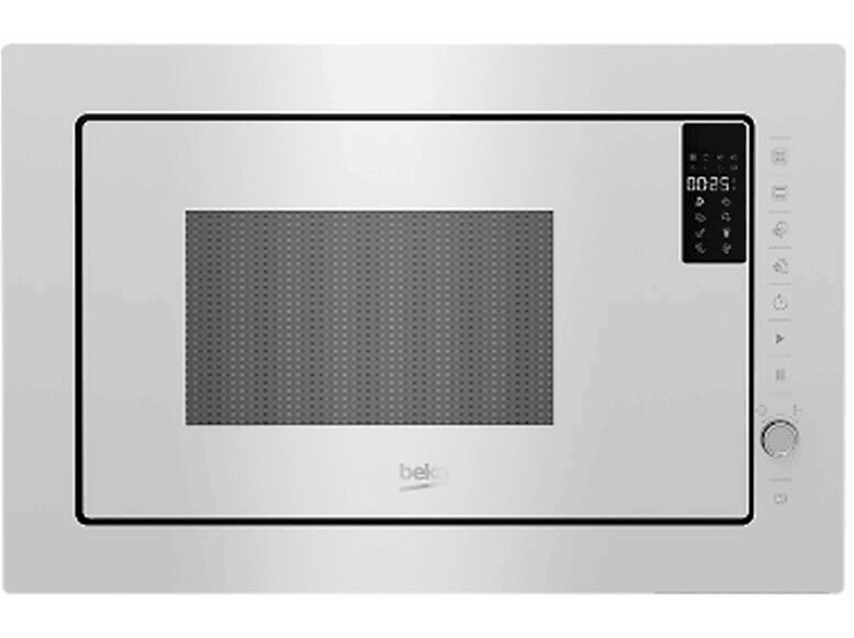 Microondas libre instalación - BEKO BMGB25333WG 25L, 1 kW, 5 potencia, 25 l, Blanco