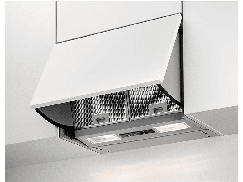 Campana convencional - AEG DEB2631S, 3 velocidades, 370 m³/h, 598 mm, Plata — foto 1