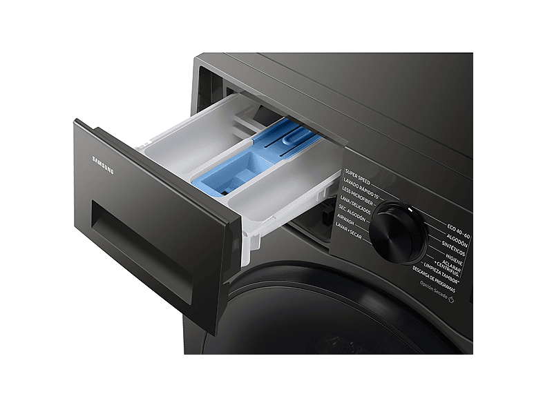 Lavadora secadora - Samsung WD90HG5U34BXEC, 9 kg de lavado, 6 kg de secado, 16 programas, Función WiFi con SmartThings™, Gris — foto 4