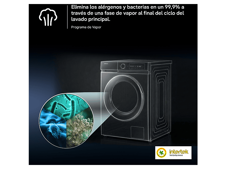 Lavadora secadora - Samsung WD90HG5U34BXEC, 9 kg de lavado, 6 kg de secado, 16 programas, Función WiFi con SmartThings™, Gris — foto 12