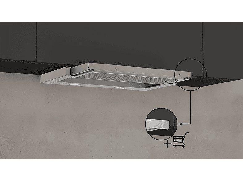 Campana convencional - NEFF D46BR12X6, 2 velocidades, 328 m³/h, 598 mm, Acero inoxidable — foto 6