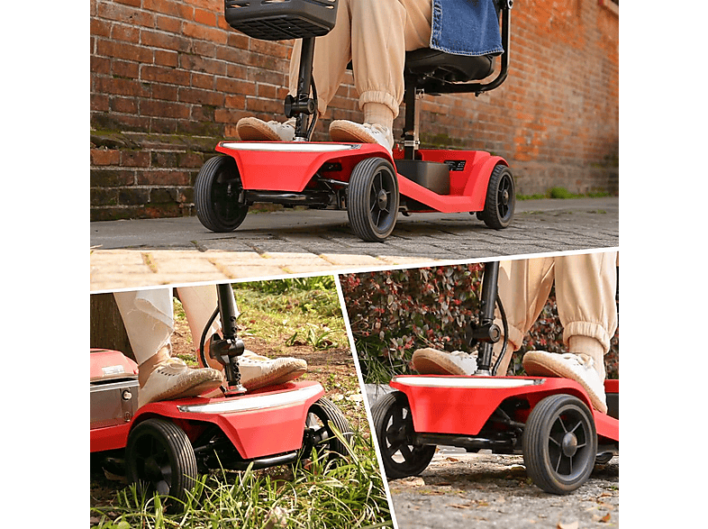 scooter plegable - SWEETRICH S2, 27,8 kg, rojo — foto 11