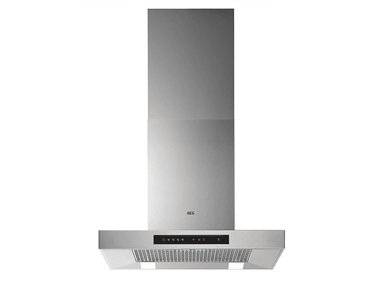 Campana decorativa - AEG Serie 8000 Breeze DBB5660HM, 3 velocidades, 779 m³/h, 598 mm, Acero inoxidable