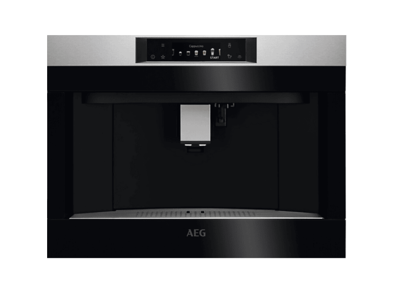 Máquina espresso - AEG KKA894500M, , 1350 W, 2 tazas, Negro, Acero inoxidable