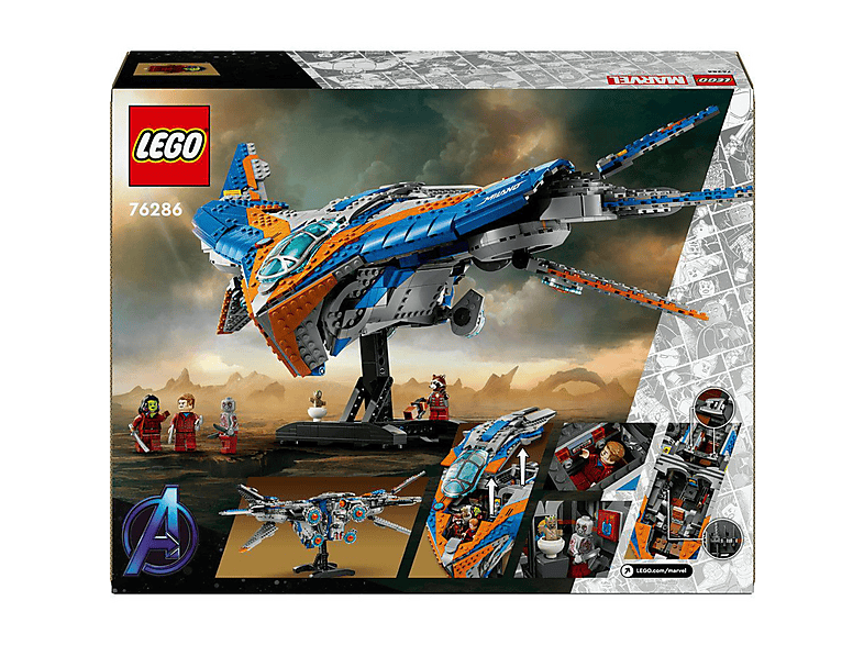 Juego de construcción - LEGO LEGO® Marvel Guardianes de la Galaxia: La Milano Nave espacial construible con 4 minifiguras 76286, edad recomendada: 12 año(s), 2090 piezas — foto 3