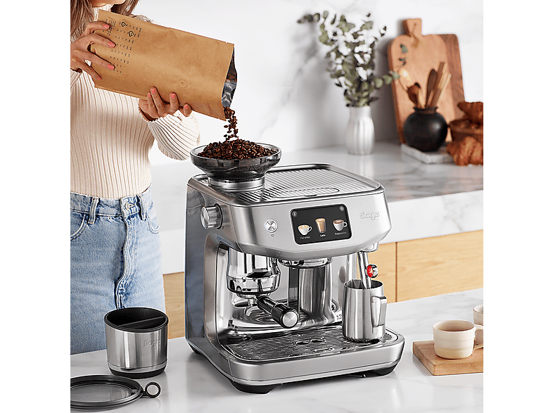 Cafetera express - SAGE ORACLE JET INOX, 15 bar, 1600 W, 0,48 l, 2 tazas, Acero inoxidable cepillado — foto 5