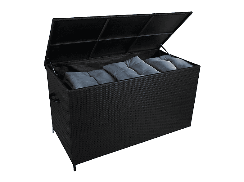 Baúl de exterior - MONSTER 582L, 138 cm x 70 cm x 80 cm, Negro — foto 5