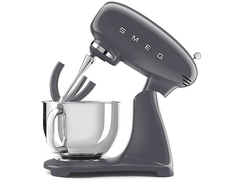 Robot amasador - SMEG  SMF03GREU GRIS, 800 W, 4,8 l, Gris — foto 4