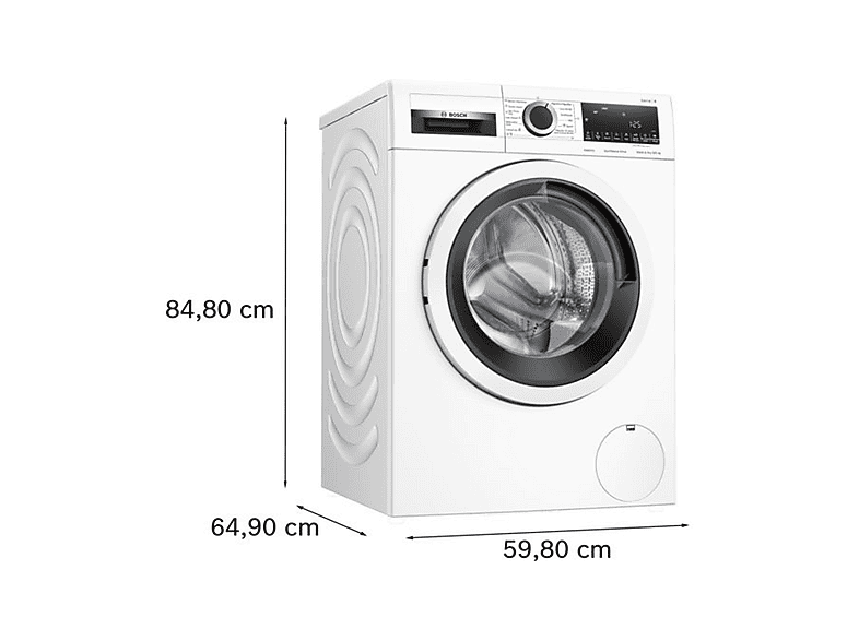 Lavadora secadora - BOSCH Serie 4 WNA13401ES, 9 kg + 5 kg, Blanco — foto 5