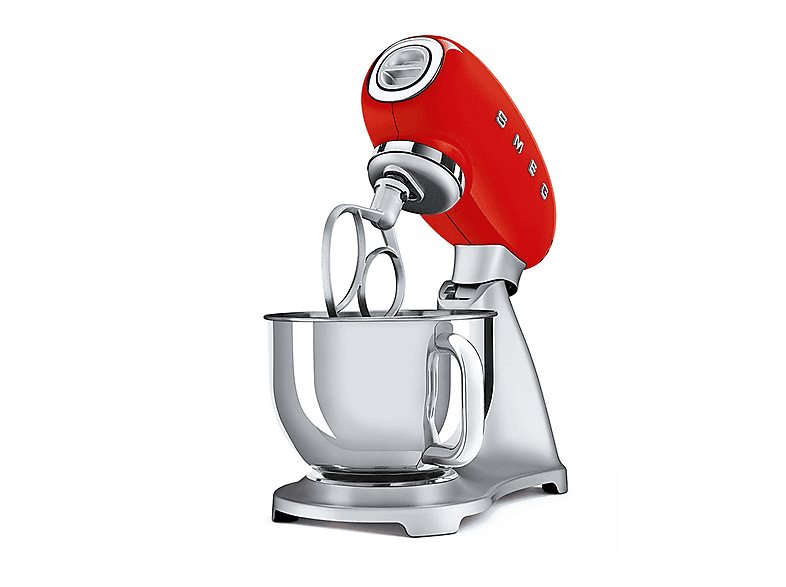 Robot amasador - SMEG  SMF02RDEU ROJO, 800 W, 4,8 l, Rojo — foto 3