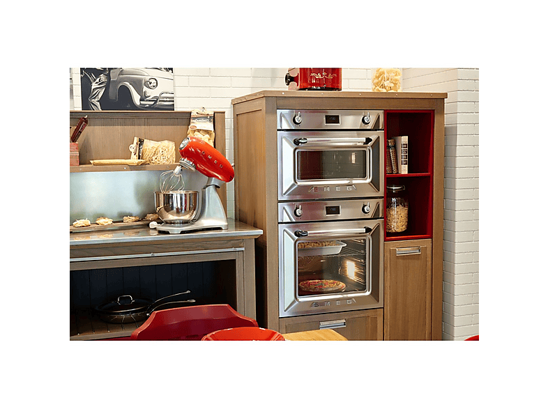 Robot amasador - SMEG  SMF02RDEU ROJO, 800 W, 4,8 l, Rojo — foto 6