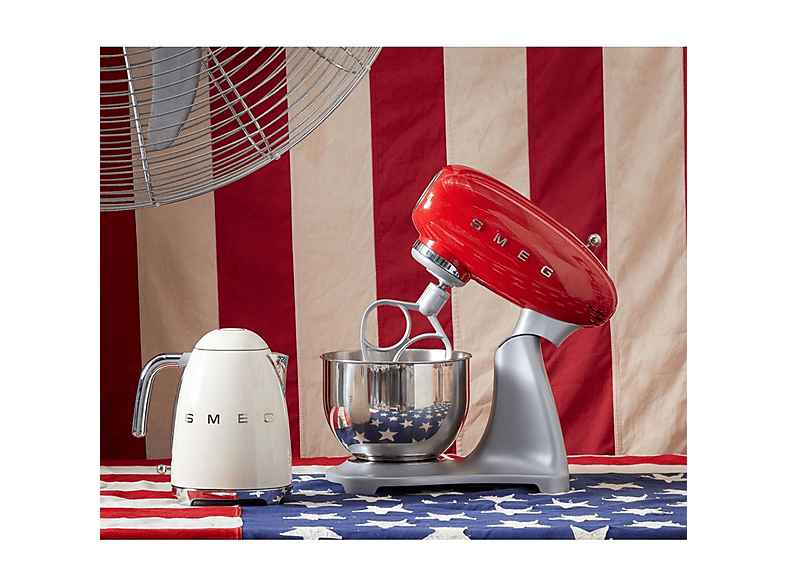 Robot amasador - SMEG  SMF02RDEU ROJO, 800 W, 4,8 l, Rojo — foto 7