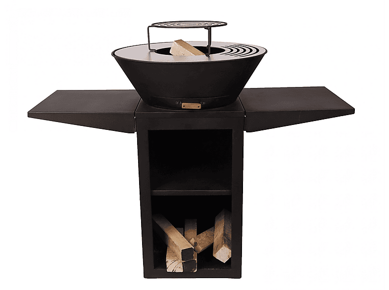 Barbacoa de carbón - PURLINE EFP57B, Negro — foto 4